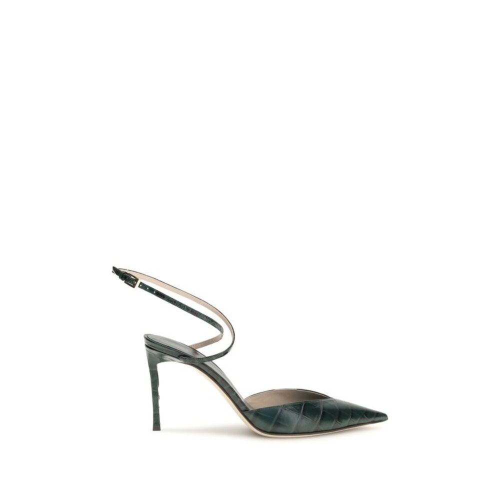 Tom Ford Bicolor Calf Leather Bos Taurus High Heel Women's Pumps